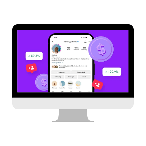 Instagram old page by real followers for content or branding